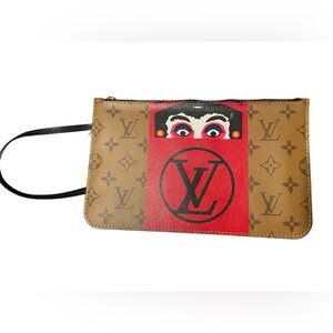 Louis Vuitton Limited Edition Yamamoto‎ Reverse Kabuki Pochette